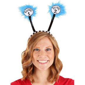 Dr. Seuss Thing 1 & Thing 2 Fuzzy Bopper Costume Headband