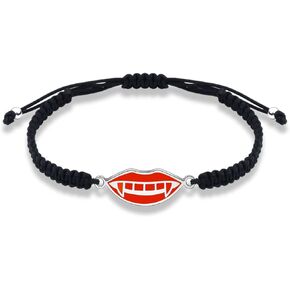 NC Vampire braided rope bracelet Vampire jewelry The Vampire TV Show Inspired Gift Vampire Fandom Gift Vampire Lover Gifts Birthday Gifts