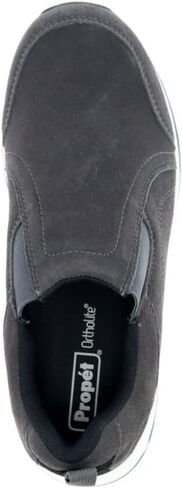 Propet Mens Cash Slip On Sneakers Shoes Casual - Grey in Saudi Arabia