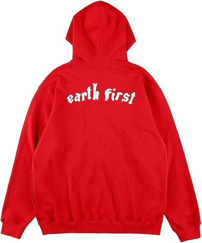 معطف Arnodefrance CPFM WWCD Hip Hop Earth First معطف بسحاب كامل مع هوديس بطباعة جرافيك in Kuwait