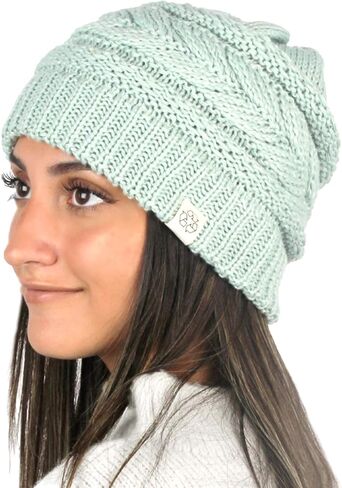 David & Young Sustainable Recycled Fashion Beanie - Unisex Cozy Fashion Hat Made from 100% Recycled Yarn in Kuwait