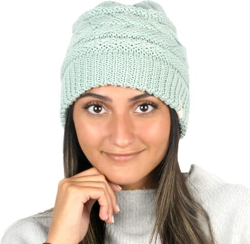 David & Young Sustainable Recycled Fashion Beanie - Unisex Cozy Fashion Hat Made from 100% Recycled Yarn in Kuwait