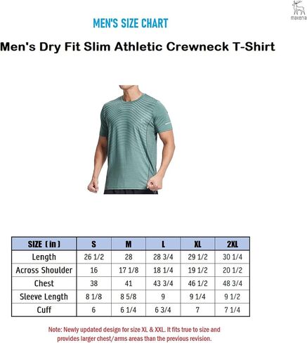 MAXERIA Workout Shirts for Men Slim Fit Graphic Tees Men Dry Fit T Shirts for Men Sports Gym Workout Tops in Saudi Arabia