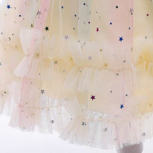 Weileenice Flower Girls Wedding Dress Bridesmaid A-Line Princess Pageant Photo Shoot Prom Holiday Party Tulle Dresses in Kuwait