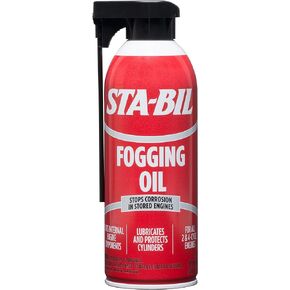 زيت الضباب STA-BIL (22001-6PK) - يوقف التآكل في المحركات المخزنة، 12 أونصة. 6 حزم
