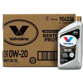Valvoline Restore & Protect Full Synthetic 0W-20 Motor Oil 1 QT