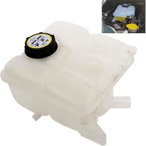 KARPAL Engine Coolant Recovery Expansion Tank and Cap Compatible With Ford 2013-2018 C-Max 2013-2016 Escape 2012-2018 Focus 2014-2018 Transit Connect Replacement For 603382