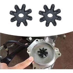 2 PCS 56315-2K000FFF Flexible Steering Coupler Replacement, Automotive Power Steering Coupler, Plastic Steering Coupling Steering Column, Compatible with Hyundai Kia (Black)
