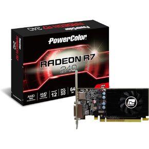 بطاقة رسومات PowerColor AMD Radeon R7 240 سعة 2 جيجابايت 64 بت GDDR5 in Kuwait