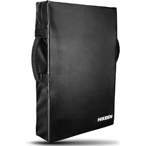 Hikeen Football Blocking Pad Training Equipment Denser Softer Foam Kick Pads for Football, Basketball, Hockey, Lacrosse Tackle Dummy - 16"x24" Kick Shield Pad with Handles (1PCS)