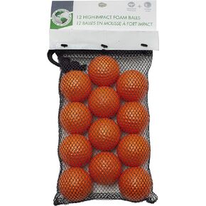 JEF World of Golf High Impact Foam Balls, Orange