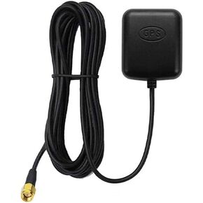 Vehicle Waterproof Active GPS Antenna with SMA Male Connector 28dB Gain, 3-5VDC Magnetic GPS Antenna