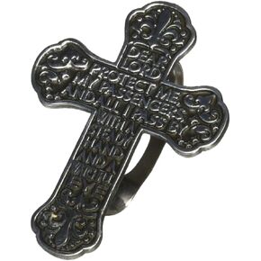 Cathedral Art (Abbey & CA Gift) Traveler's Prayer Cross Sun Visor Clip for Anniversary