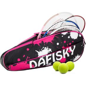 حقيبة تنس مضرب 3 من دافسكي - حقيبة مضرب تنس ممتازة للرجال والنساء، حقيبة تنس خفيفة الوزن لجميع الأعمار، لاعبي التنس المحترفين أو المبتدئين in Kuwait