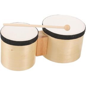 Milisten beginners starters bongos for adults xmas gift percussor music instrument wooden percussion drum instrument percussion accessory aldult Accessories rhythm stick musical instrument