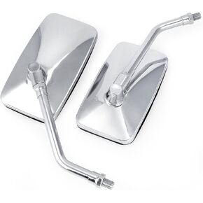 Universal Motorcycle Mirrors Black Rearview Mirrors with 7/8" Handle Bar Mount For Bike, Motorcycle