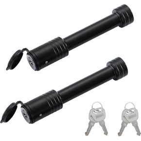 TOWSWELL Trailer Hitch Lock, Hitch Receiver Pin Lock with 5/8" Pin, for Class III IV 2 Inch Receiver, for Trailer Truck Car Boat, 2 Pack