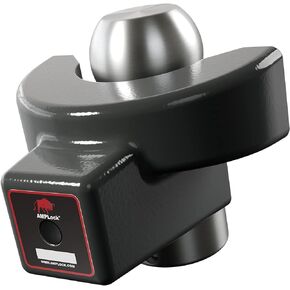 AMPLOCK U-BRP2516 RV/Trailer Coupler Lock - Secure Your 2 5/16'' Ball Coupler with Straight Lip - North American Craftsmanship for Ultimate Trailer Protection with a Push and Lock System