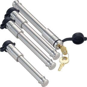 61675 | 3 Pack, Keyed Alike, Hitch Locks for B&W 2.0" & 2.5" Tow & Stow 10K LB & 18K LB - Fits Adjustable Ball Mount Only - Does NOT FIT Vehicle Receiver
