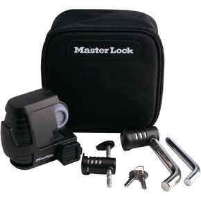 Master Lock Trailer Lock, Trailer Coupler & Receiver Lock Combo Pack, 3794DAT , Red
