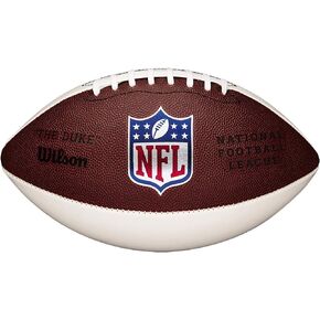 Wilson NFL Mini Autograph Football - Mini, Brown/White