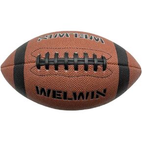 WELWIN Football Size 6,7,9 Synthetic Leather Junior Size/Youth Size/Official Size for Kids,Youth,Adults