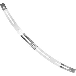 Newsmarts Slotted Batwing Windshield Trim Polished Windscreen Trim for Harley Electra Street Tri Glide Touring 1996-2013