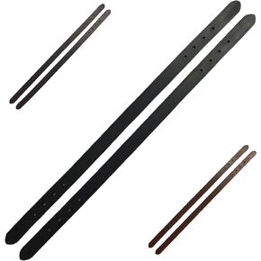 Majestic Ally 2 Pcs Smooth Replacement Leather Crown for Breakaway Halter