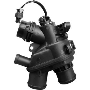 TIKSCIENCE LR117568 AJ814048 Thermostat with Sensor Fit for Range Rover Sport LR4 Velar 3.0L V6 SC Engine 2015+ Replace LR107288 LR062498 LR069809 LR095895 AJ813986