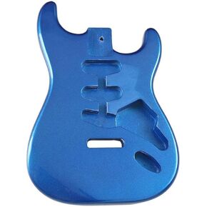 Electric Guitar Body for Fender Strat Guitar Accessory DIY Stratocaster Guitar Body Poplar SSS Blue