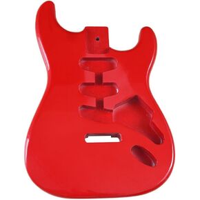 Electric Guitar Body for Fender Strat Stratocaster Guitar Accessory DIY Guitar Body Poplar SSS Red