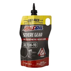 Amsoil SVGPK 100% Synthetic Extreme Pressure (EP) SEVERE GEAR Lube, Quart Easy-Pack (75W-90)