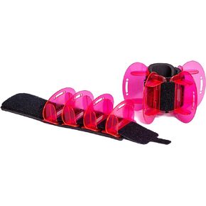Medium Resistance Hybrid Aquatic Training Fin Set - Pink | Aquatic Cuffs | Quick Start Guide | Leg Water Weights | Strength, HIIT & Swim Training | Pair (MRPCFIN_Pink)