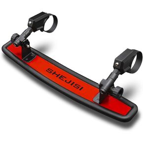 SHEJISI UTV Mirrors, Aluminum Alloy Material,2024 New RZR Rear View Mirror for 1.5" to 2" Inch Roll Cage, Adjustable for Best View, Compatible with Polaris RZR,Kawasaki Mule, Honda Pioneer,Can am X3