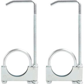 BATONECO 3.5" Universal Exhaust Clamp with Muffler Hanger Fits 3.5 Inch Car and Truck Exhaust Pipe - 2PCS