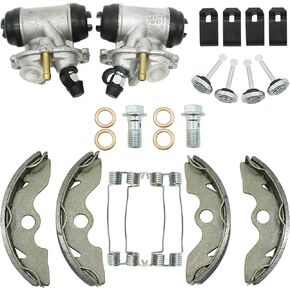 M MATI Front Brake Wheel Cylinders & Shoes for Honda FourTrax 300 TRX300 2x4 1993-2000 (Left&Right) 45370-HC4-505 45350-HC4-505 06450-HC4-900