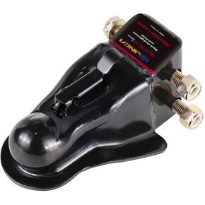 NBJINGYI 2-5/16 in Adjustable Trailer Coupler,14000LBS Capacity,Black Powder Coat