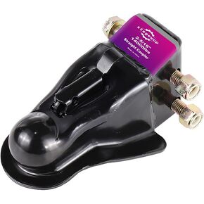 2" Adjustable Trailer Coupler with Trigger Latch SAE Class IV 8000 lb for Towing RV, Boat, Camper (Black) (8000LBS 2")
