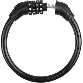 Bicycle Locks Anti Theft Strong Cable Lock Security 4 Digit resettable Combination Bicycle Password Lock u Lock Password