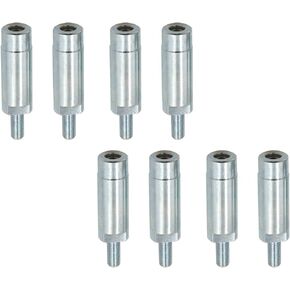 Set of 8 High Performance 5" Wheel Spacers fit ATV UTV with M10-1.25 threads Compatible for Honda Yamaha Kawasaki Suzuki Polaris