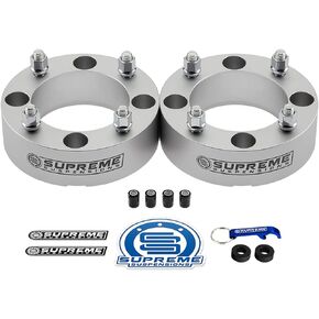 Supreme Suspensions - 4x137mm Wheel Spacers with M10x1.25 Studs and 110mm Center Bore for Kawasaki Mule/Praire/Brute Force 650 ATV/UTV [2PC Set - 1.5 Inch Thick]
