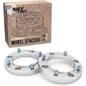 RockTrix - 1 inch ATV Wheel Spacers (4x156, 3/8x24 Studs, Cone Seat Nuts) Compatible with Polaris Kawasaki (Read Listing for Year Model Info) UTV Silver V3 25mm 2pcs