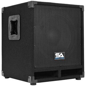 مضخم صوت احترافي مقاس 12 بوصة مزود بتقنية Seismic Audio/DJ مضخم صوت نشط مقاس 12 بوصة