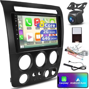 8 Core Car Radio for Hummer H3 2005-2011 Support Wireless Carplay & Android Auto- 9 inch Android 13 Touch Screen Stereo with DSP/Multiple UI/GPS/WiFi, AHD Rear View Camera 2+64G