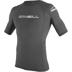 ملابس O'Neill Wetsuits للحماية من أشعة الشمس فوق البنفسجية للرجال ذات أكمام قصيرة طاقم Rashguard (جرافيت، X-Large) in Kuwait