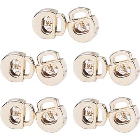10Pcs Universal Metal Baseball Glove Locks Spring Cord Lock Shoelace Locks for All Gloves Baseball Softball Mitt,Drawstrings of Shoelace, Bags, Clothing