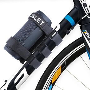 Xislet 2-Straps Portable Speaker Mount Compatible with Golf Cart Railing Bike Motorcycle ATV Handlebar Adjustable Speaker Holder Strap for Most Bluetooth Wireless Speakers Outdoor Use