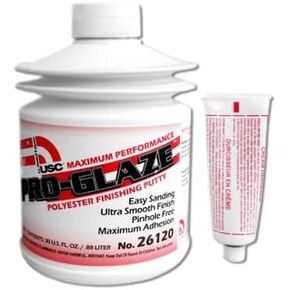 U.S. Chemical & Plastics PRO-Glaze Polyester Putty 30 Oz Pumptainer