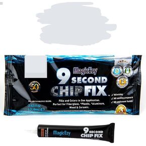 MagicEzy 9 Second Chip Fix (Midnight) Marine Fiberglass Repair Filler - Boat Gelcoat Repair - Lifetime Durability