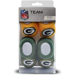 FBF - NFL Team Logo & Colors Infant Bootie Socks 0-12 Months - 2 Pack